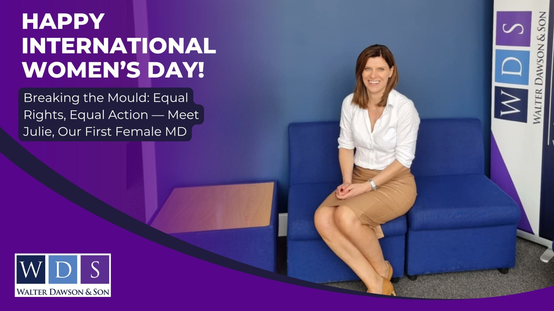 Breaking the Mould: Equal Rights, Equal Action — Meet Julie, Our First Female MD